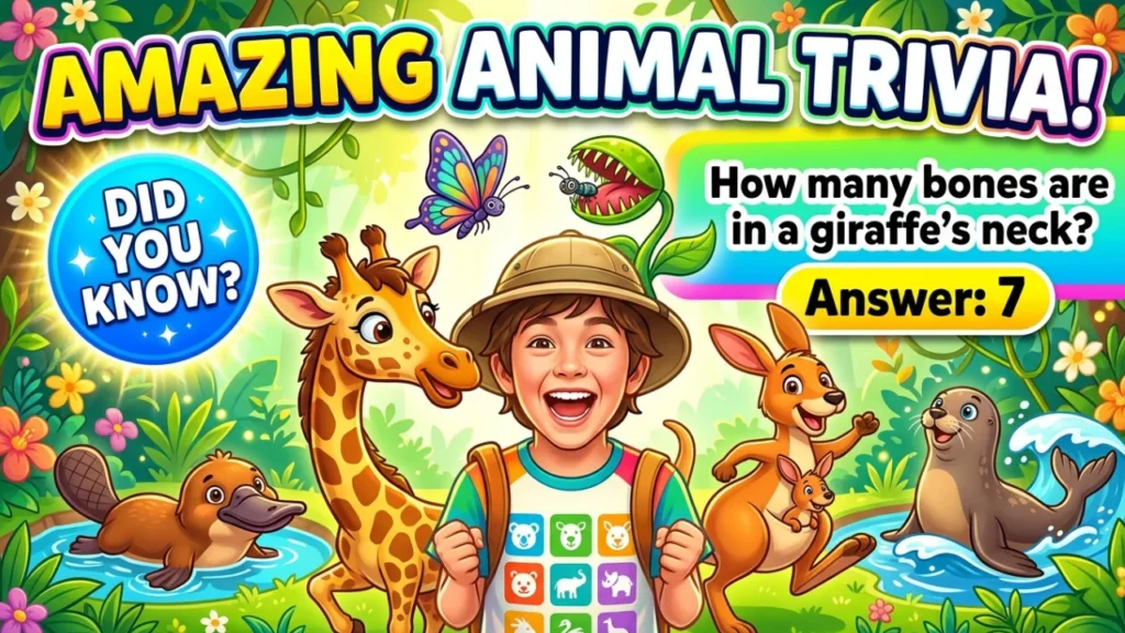 Animal & Nature Trivia Questions for Kids
