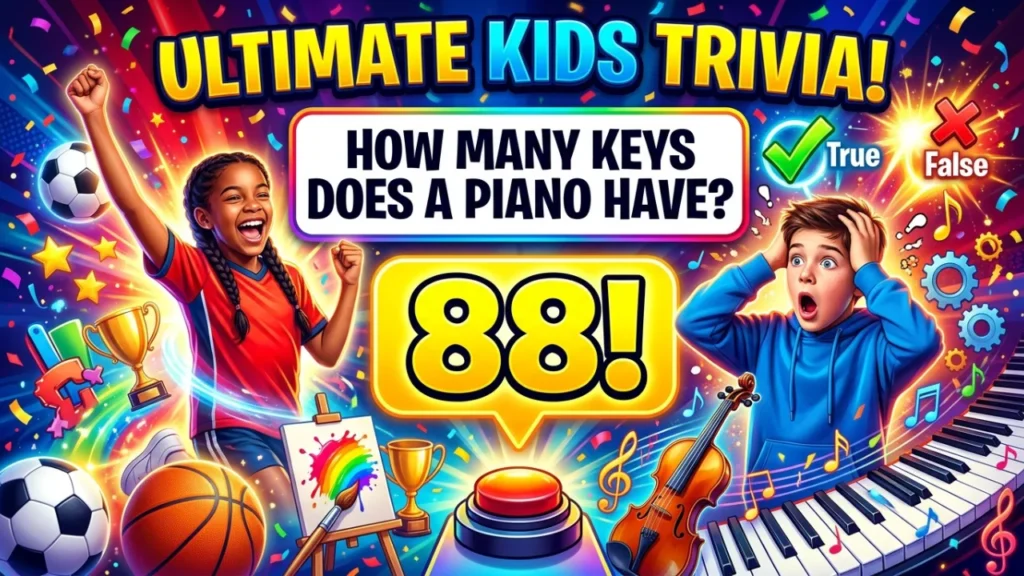 Challenging Trivia Questions for Kids (Ages 10+)