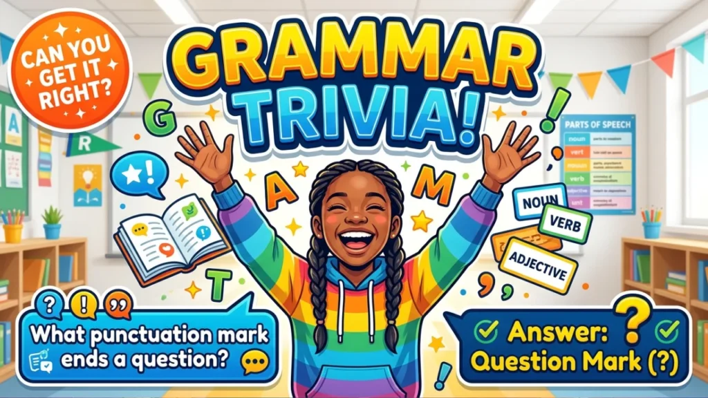 English & Grammar Trivia Questions for 5th Graders