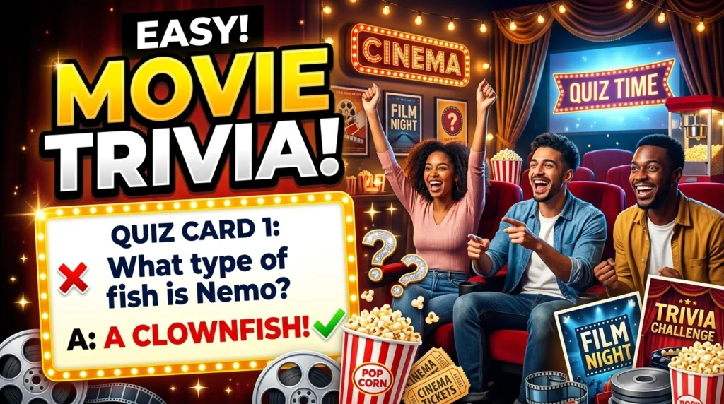 Family Game Night Movie Trivia Questions
