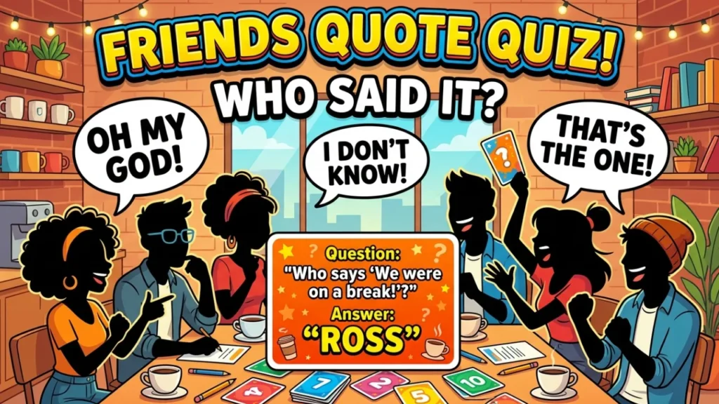 Friends Trivia Questions About the Main Characters