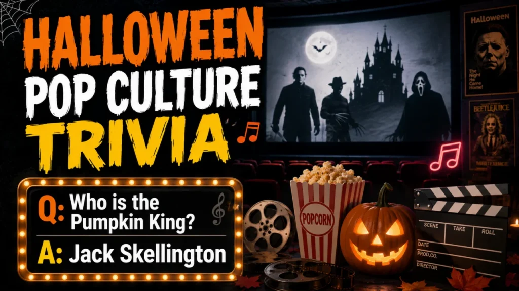 Halloween Movie, Music and Pop Culture Trivia Questions