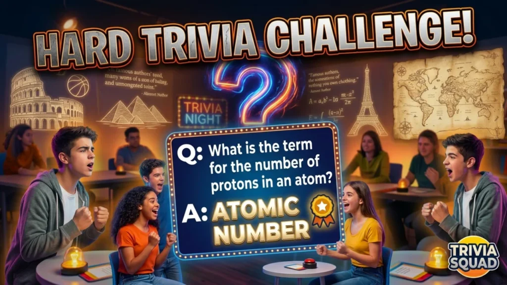 Hard Trivia Questions for Teens