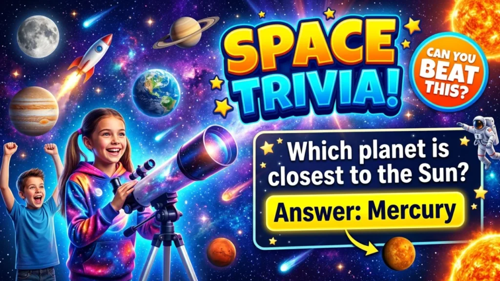Space Trivia Questions for 5th Graders