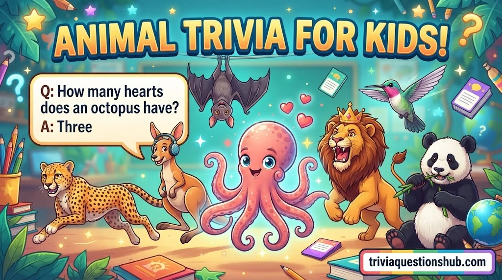 100+ Kids Trivia Questions and Answers by Category