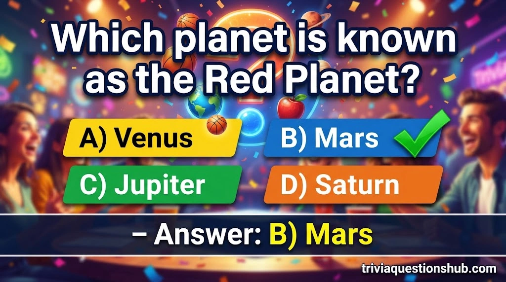 50 Easy Multiple Choice Trivia Questions and Answers