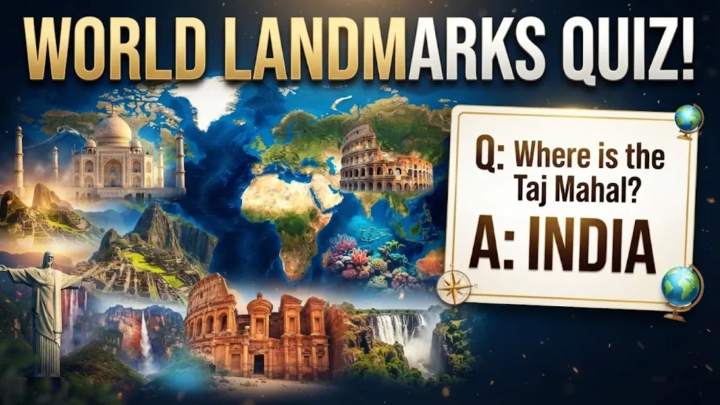 Easy Geography Trivia Questions & Answers for Beginners