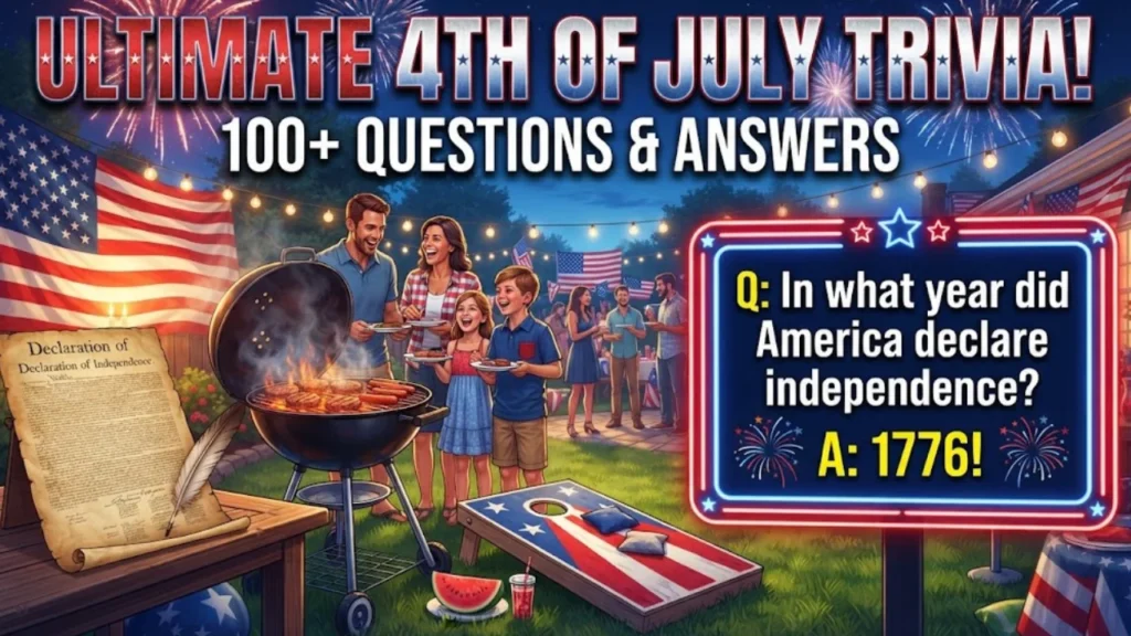 Fourth of July History and Independence Day Trivia Questions