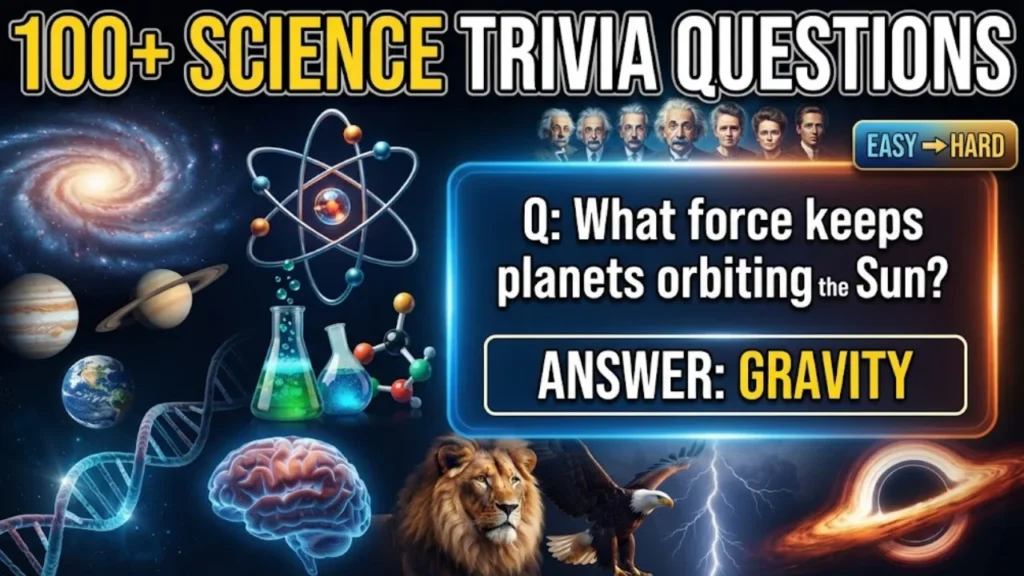 Hard & Advanced Science Trivia Questions and Answers