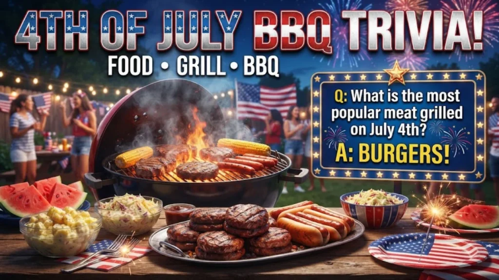 Hard Fourth of July Backyard Barbecue Trivia Questions for Adults