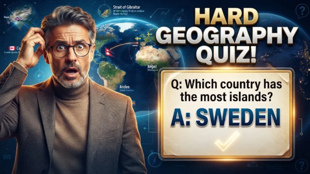 Hard Geography Trivia Questions & Answers to Challenge Experts