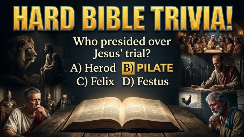 Medium Bible Trivia Questions to Test Your Bible Knowledge