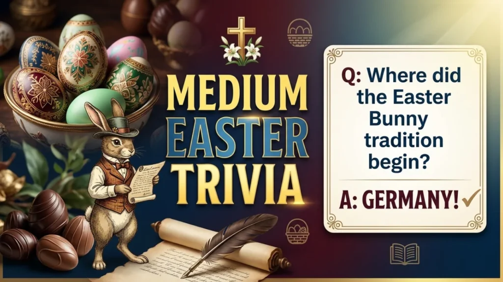 Medium Easter Trivia Questions and Answers