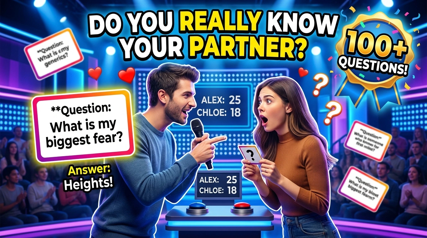 100+ Couples Trivia Fun, Romantic & Challenging Questions