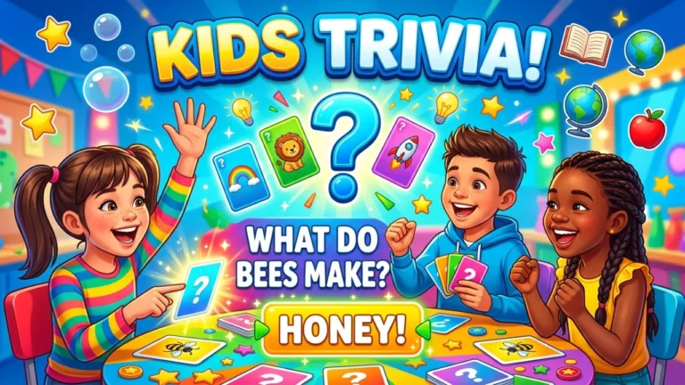 Kids Trivia Questions: 150+ Fun & Easy Questions for Kids to Test Their Knowledge
