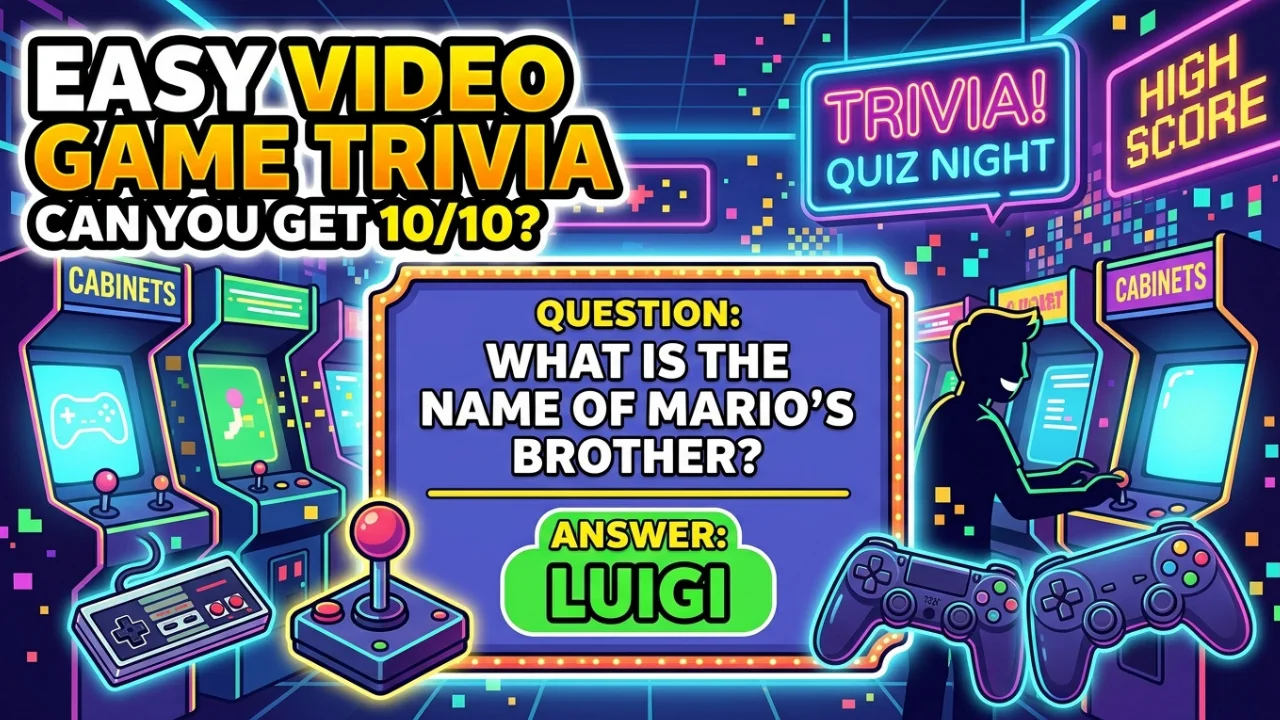 Video Game Trivia Questions: 100+ Fun, Challenging & Epic Questions for Gamers