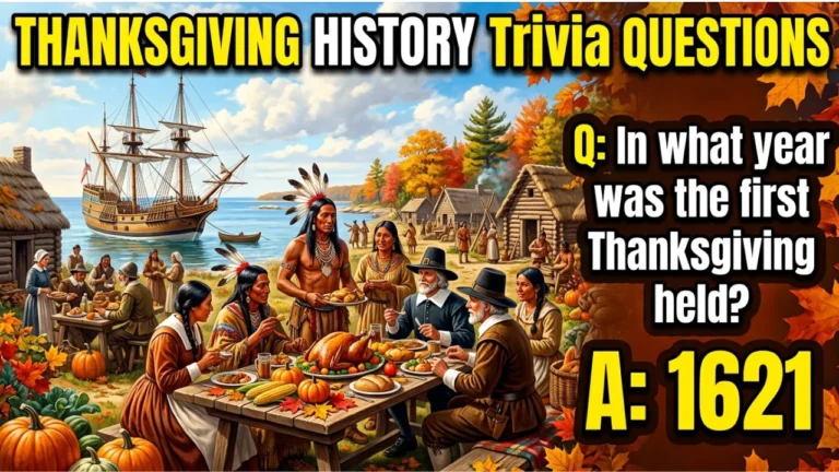 50 Thanksgiving Trivia Questions & Answers: Fun Holiday Quiz for Everyone