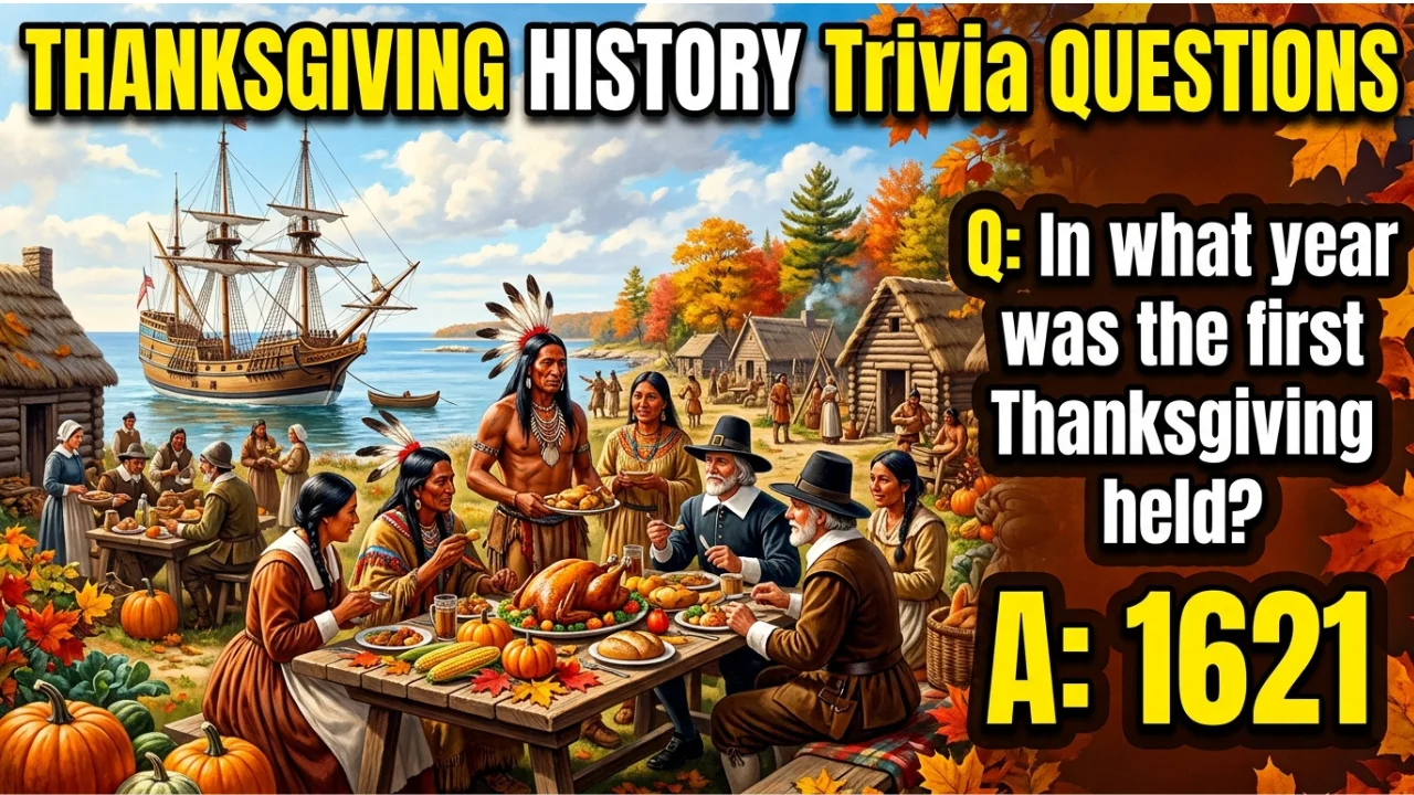 50 Thanksgiving Trivia Questions & Answers: Fun Holiday Quiz for Everyone