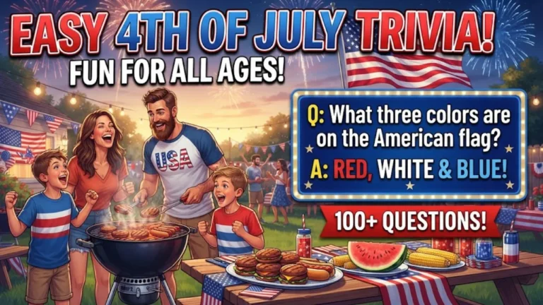 Fourth of July Backyard Barbecue Trivia: 100+ Fun & Festive Questions to Challenge Yourself